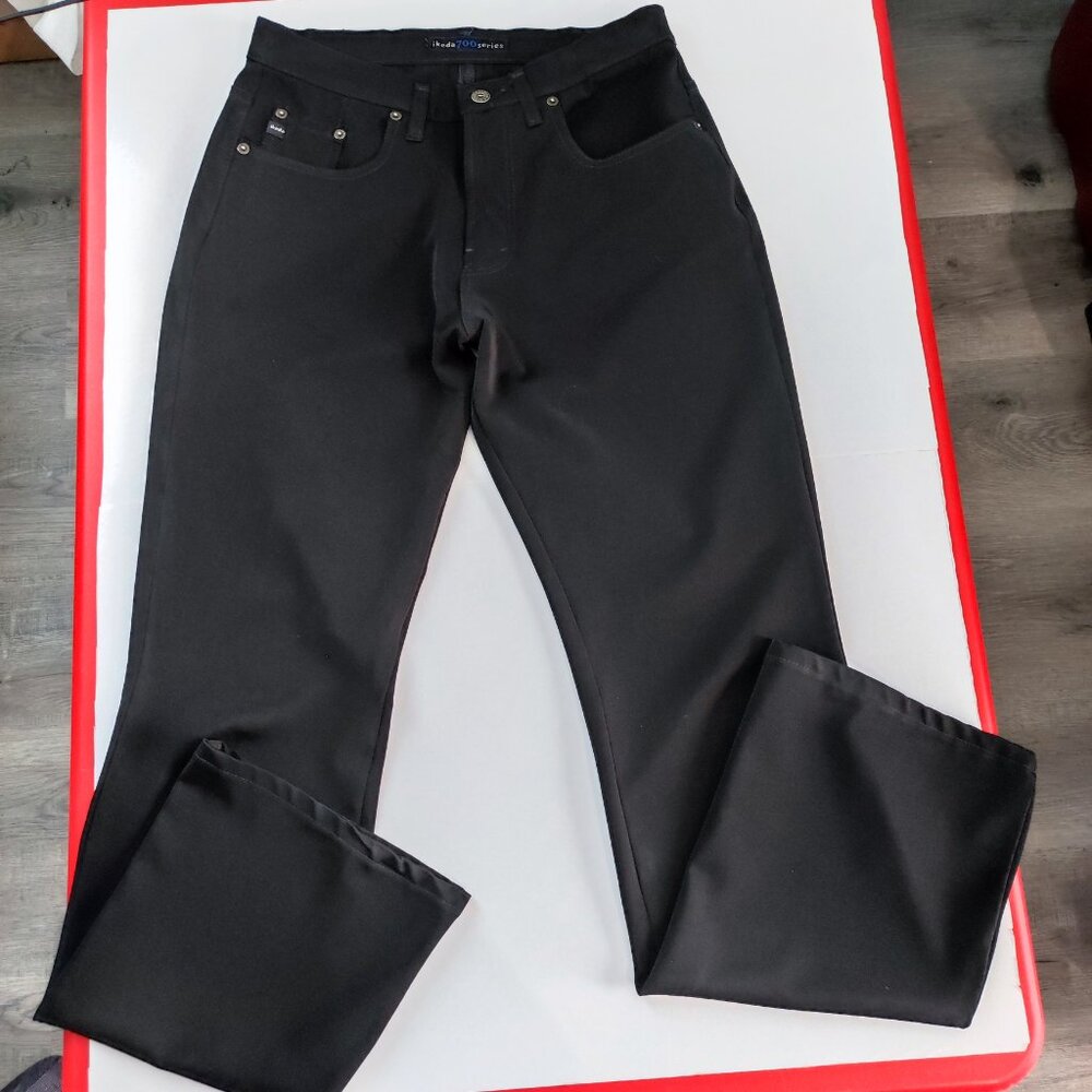 Ikeda 700 Series business / casual dress pants boot cut black women's size 30